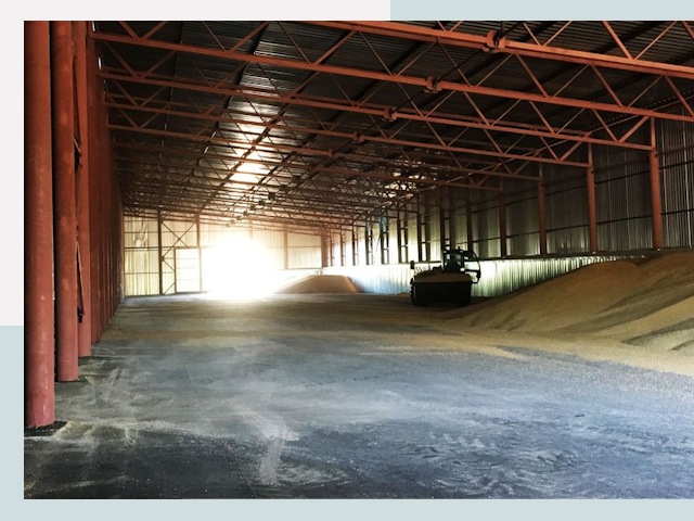 Строительство зернохранилищ в Лабинске