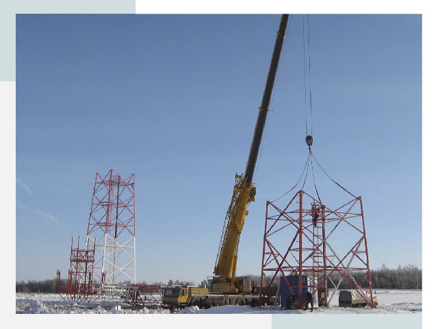 Монтаж вышек связи в Лабинске