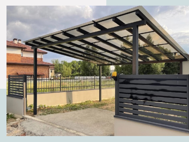 Металлические навесы в Лабинск от 643 руб. за м²