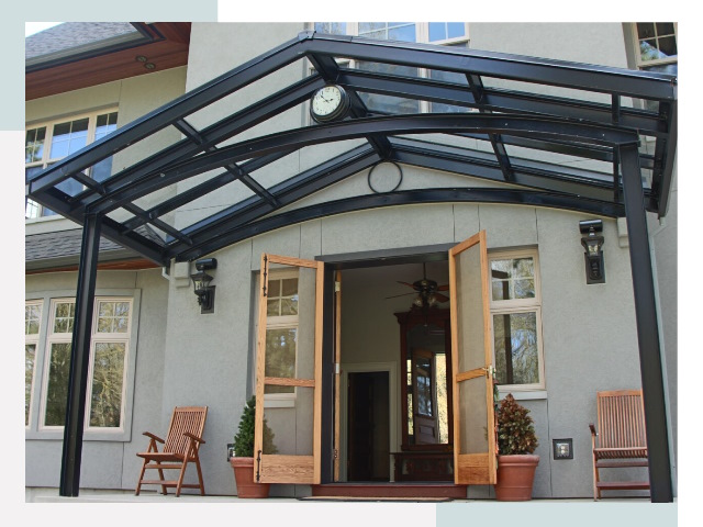 Козырьки металлические в Лабинске