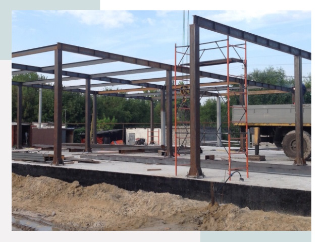 Фундамент для ангаров в Лабинске