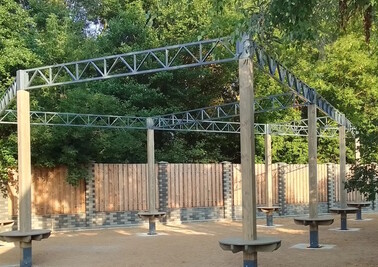 Терраса из металлоконструкций под ключ, проектирование, изготовление и монтаж от СтальСтрой-Лбк